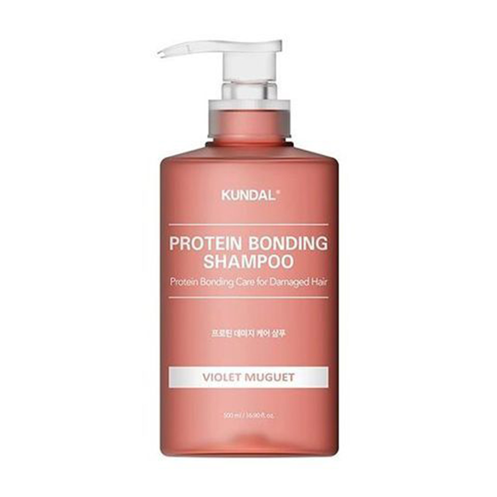 Шампунь Kundal Protein Bonding Shampoo Violet Muguet для пошкодженого волосся, 500 мл
